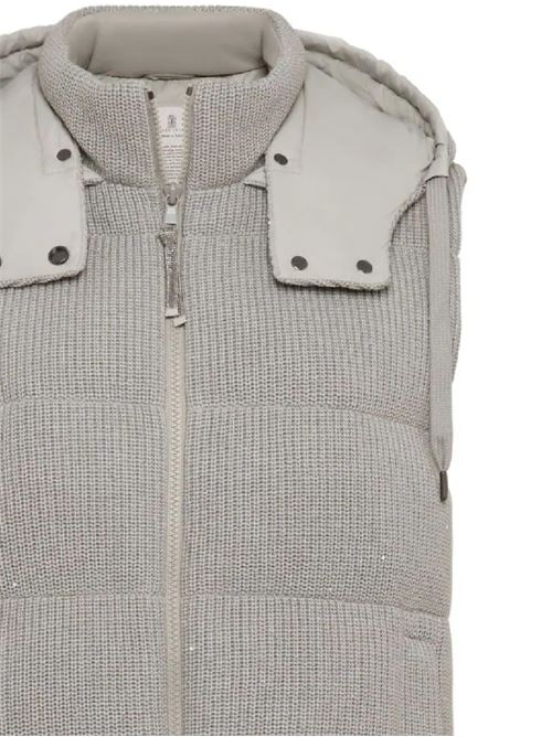 Gilet uomo grigio Brunello Cucinelli | M0DVT2142CQD80